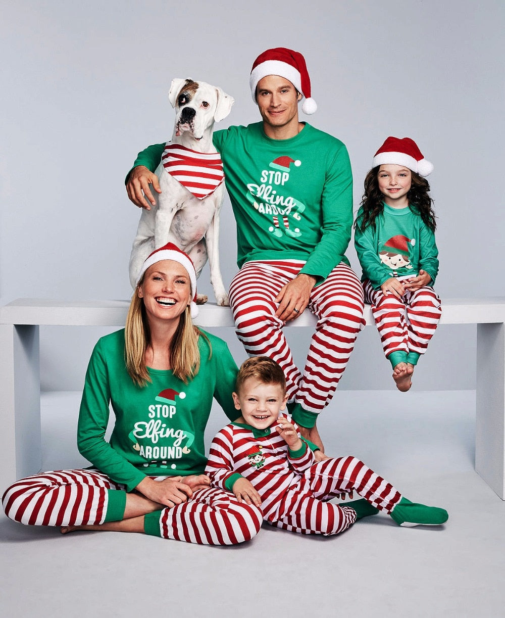 Family Christmas Pajamas Set