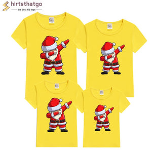 Dabbing Santa Christmas Family Tshirts