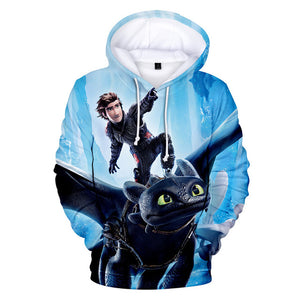 Dragon 3D Print Sweatshirt