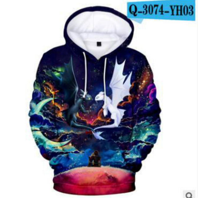 Dragon 3D Print Sweatshirt